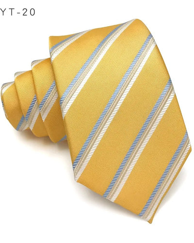 The Stratford Gold Silk Tie