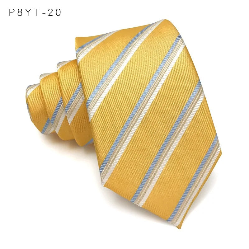 The Stratford Gold Silk Tie