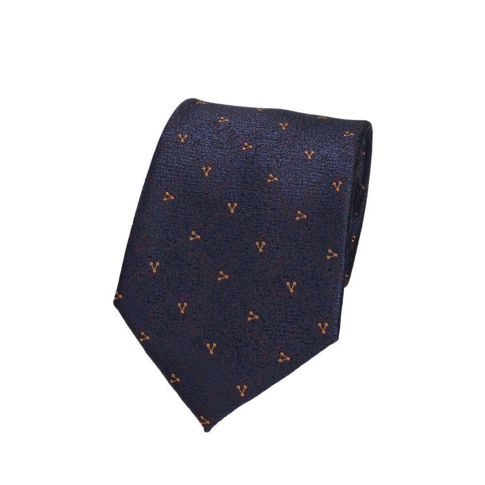 Midnight Crest Silk Tie