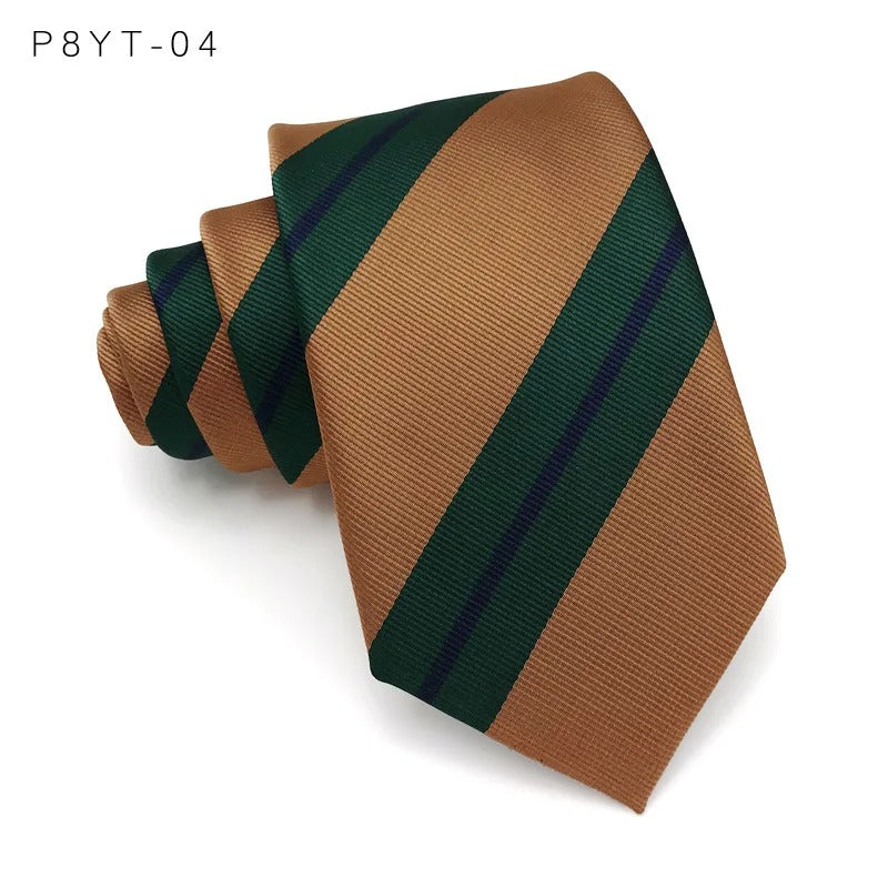 The Savile Stripe Silk Tie