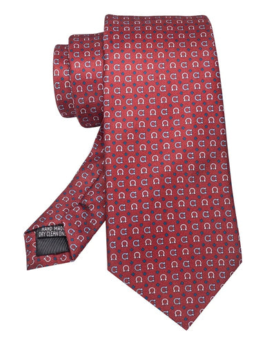 The Marlborough Crimson Silk Tie