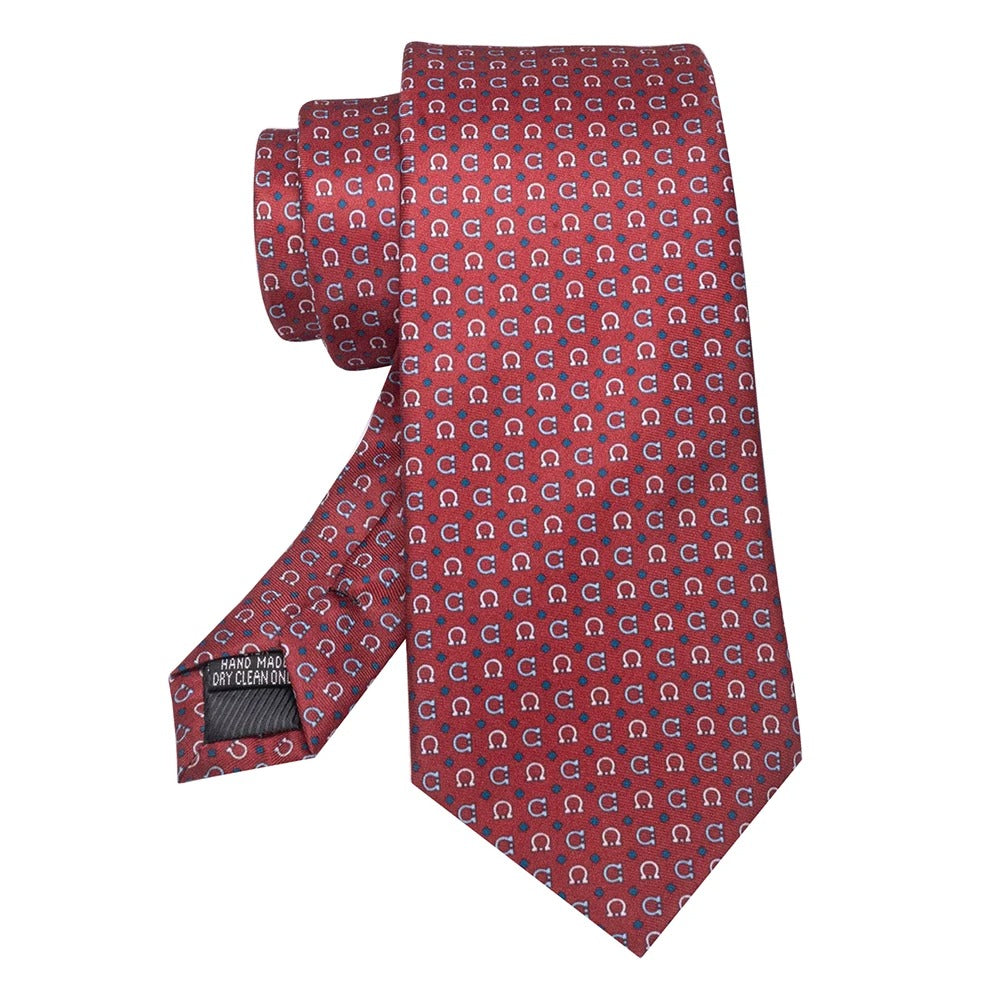 The Marlborough Crimson Silk Tie