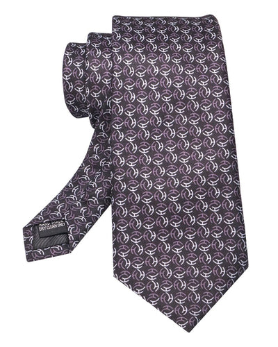 The Windsor Plum Silk Tie