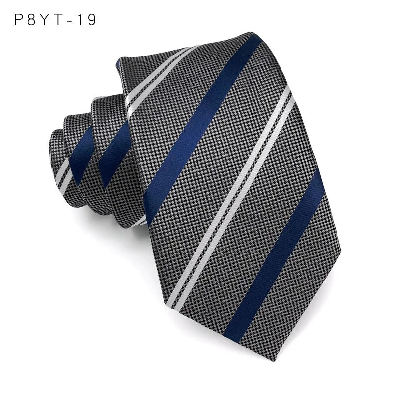 The Grosvenor Steel Silk Tie