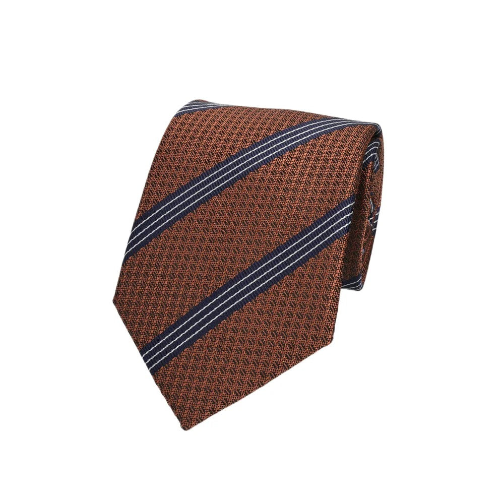 The Belmont Striped Silk Tie