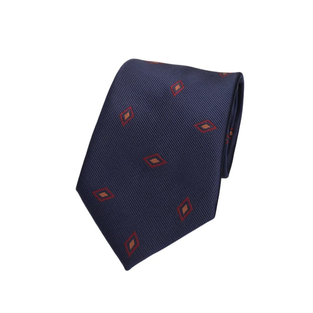 The Kensington Diamond Silk Tie