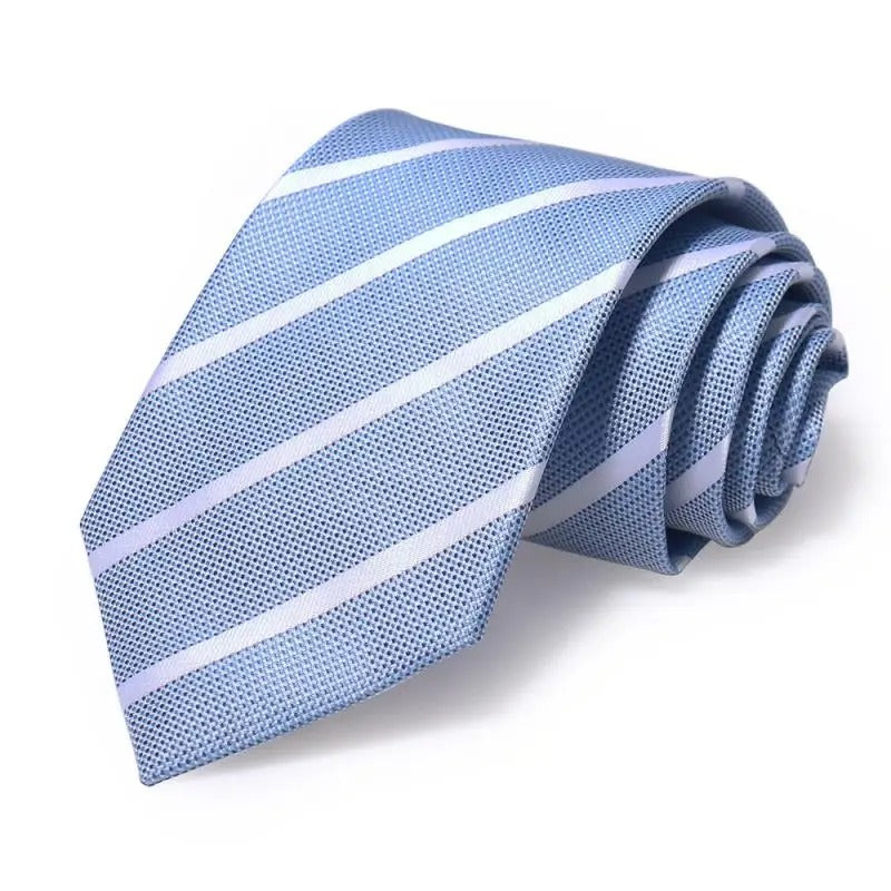 The Halston Frost Blue Stripe